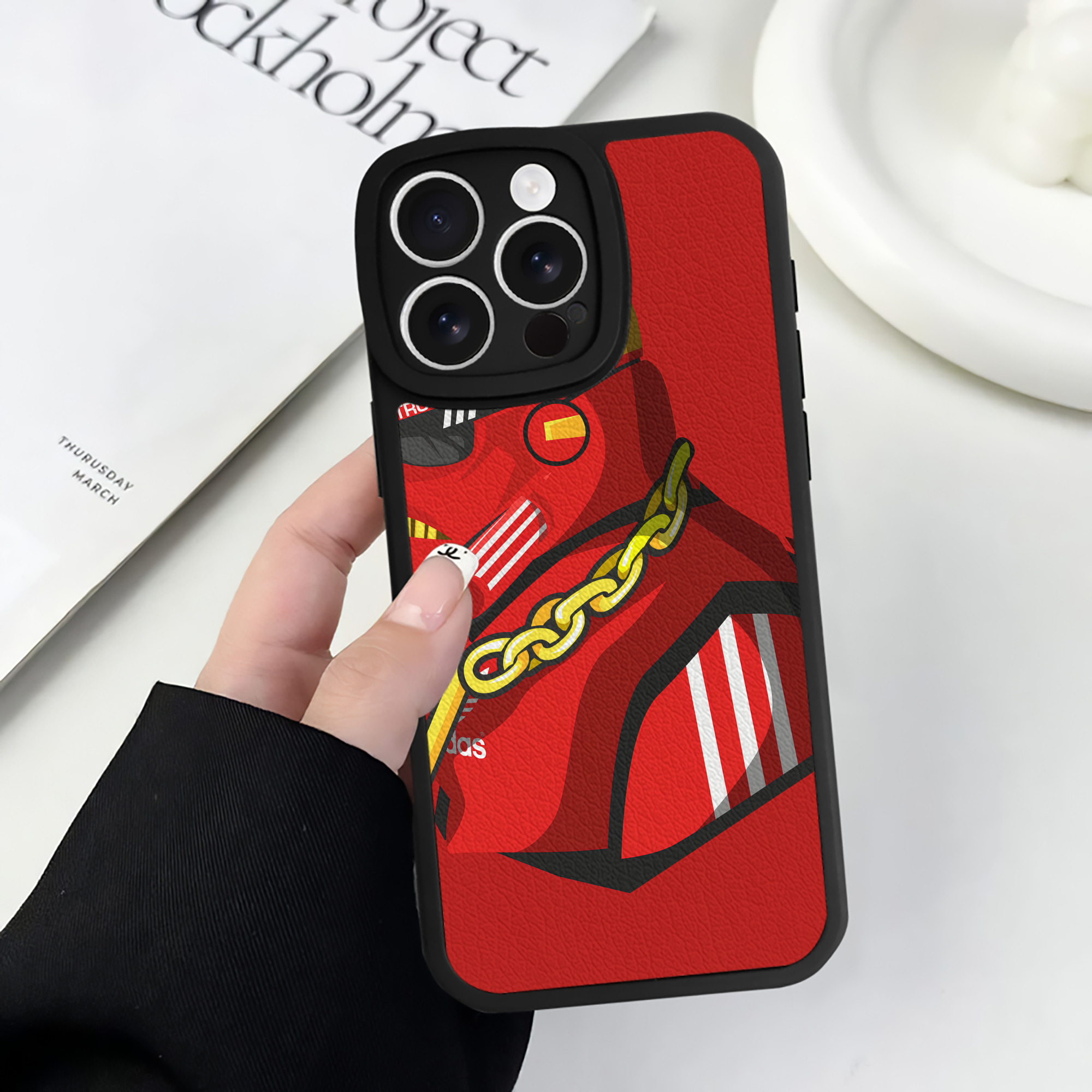 （画像用） スター・ウォーズ Star Wars 【iPhone 16シリーズ対応】シリコンスマホケース（レザー調） 材質：シリコン